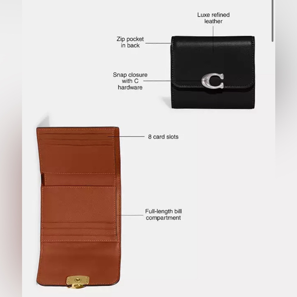 NWT! Coach Bandit Wallet - Picture 7 of 8
